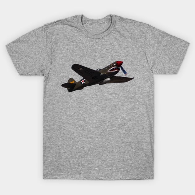 P-40E Warhawk - No Background T-Shirt by acefox1